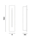 Balizador LED Rift com Sensor de Presença Bivolt IP20 Bella Iluminação ST3166-Bella Iluminação-Starlumen