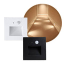 Balizador Led Sentinela 3w Luz Quente Com Sensor 3m Ip65 Opus St3263 - Branco-Balizadores-Starlumen