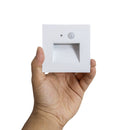 Balizador Led Sentinela 3w Luz Quente Com Sensor 3m Ip65 Opus St3263 - Branco-Balizadores-Starlumen