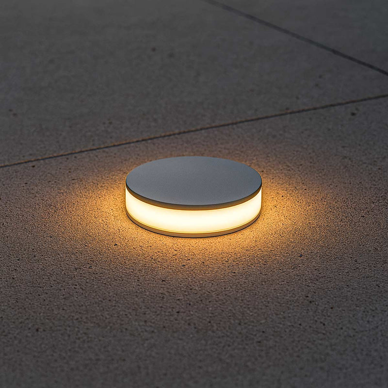 Balizador LED Pedri 1W Luz Quente IP65 Opus p/ Jardim Corredor Externo ST2485 AMBIENTADA