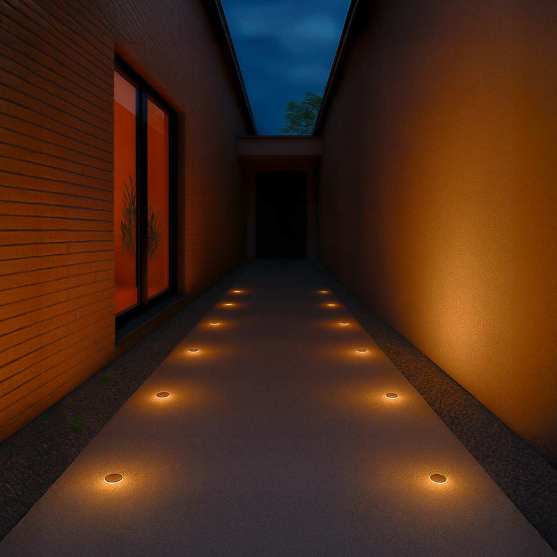 Balizador LED Pedri 1W Luz Quente IP65 Opus p/ Jardim Corredor Externo ST2485 AMBIANTADA CORREDR BRANCO QUENTE