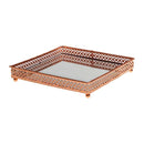 Bandeja Espelhada Quadrada 16,5x16,5cm Decoração KV0134 St1639-BTC Decor-Starlumen