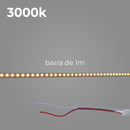 Barra Rígida de LED Adesiva 100cm 12V 15W 3000K Delis ST2926-Delis-Starlumen