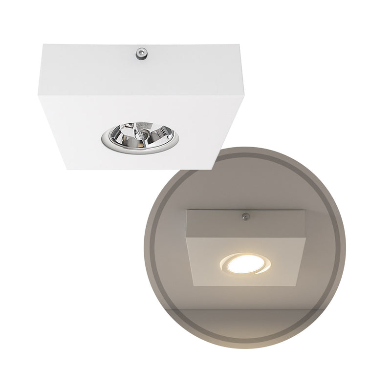 Spot Luminária Semi Embutido Fast em Alumínio p/ AR70 Starlumen ST3230