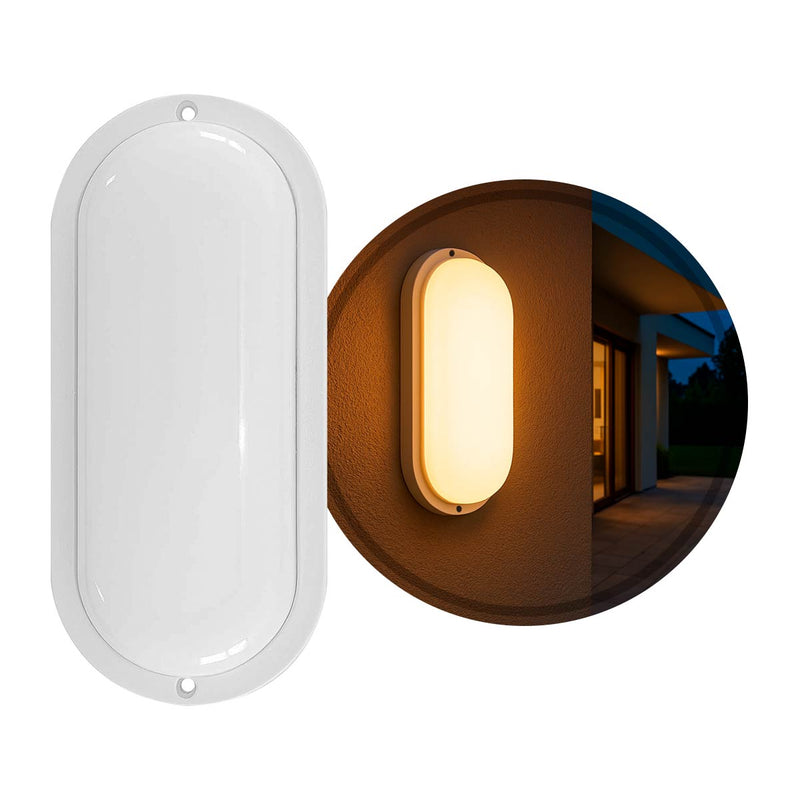 Luminária Arandela LED Tartaruga 20W em Policarbonato Externa ST3086