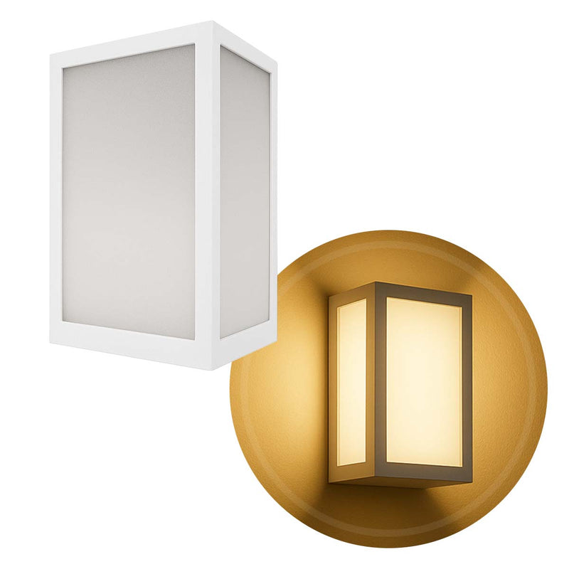 Arandela Luminária Vitra 3 Vidros Fosco Externa 1xE27 Starlumen ST2953