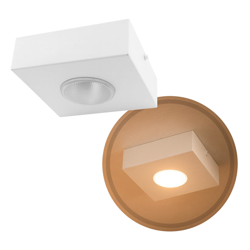 Spot Semi Embutido Fast Alumínio Quadrado p/ LED PAR20 E27 Starlumen ST3239