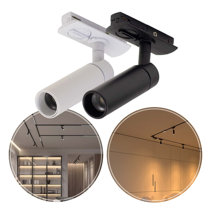 Spot LED Blet 5W 24° 3000k p/ Trilho Eletrificado Nordecor ST3132