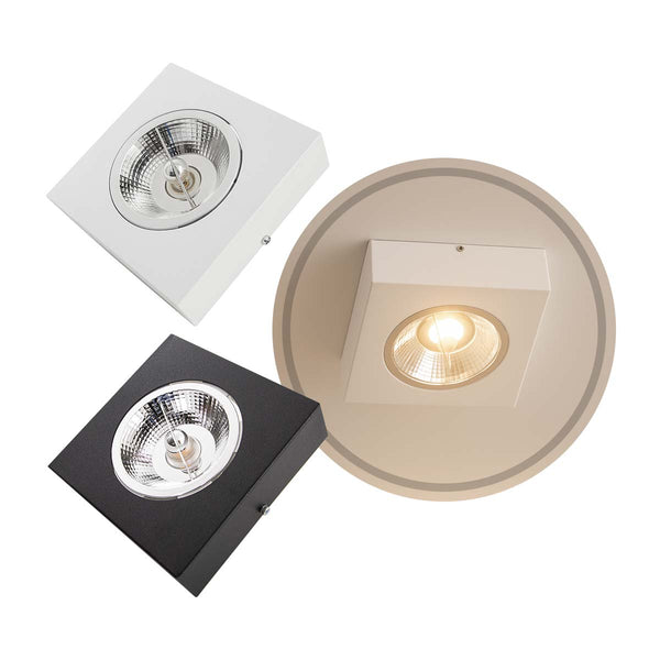 Spot Luminária Semi Embutido Fast Em Alumínio P/ AR111 Starlumen ST3231