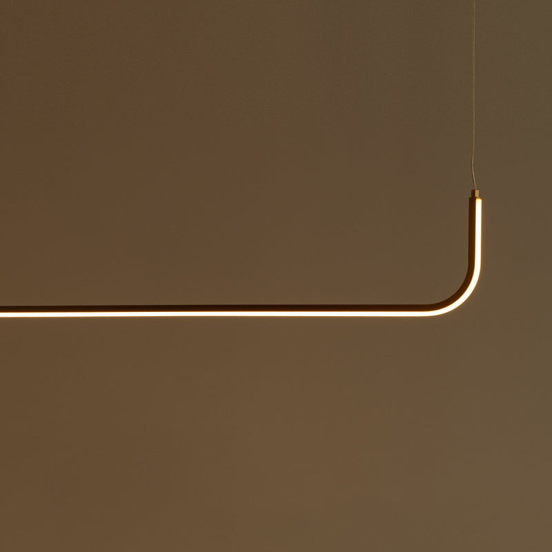 Pendente Colchete Dourado LED 20w 3000k Bella Iluminação COL1PD01DR120 ST2847