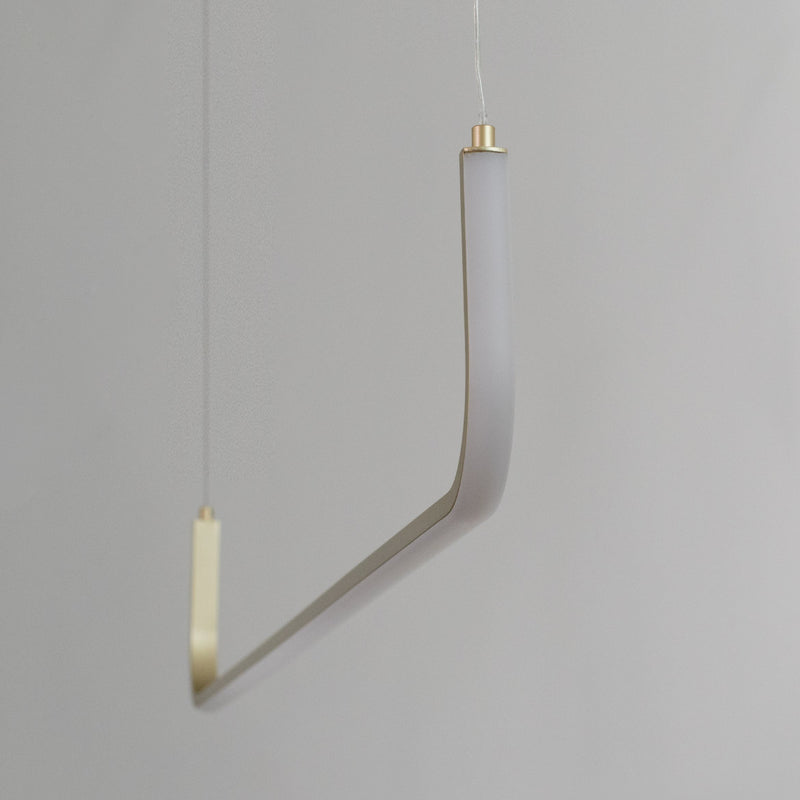 Pendente Colchete Dourado LED 20w 3000k Bella Iluminação COL1PD01DR120 ST2847