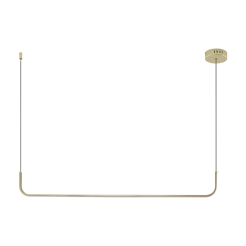 Pendente Colchete Dourado LED 20w 3000k Bella Iluminação COL1PD01DR120 ST2847