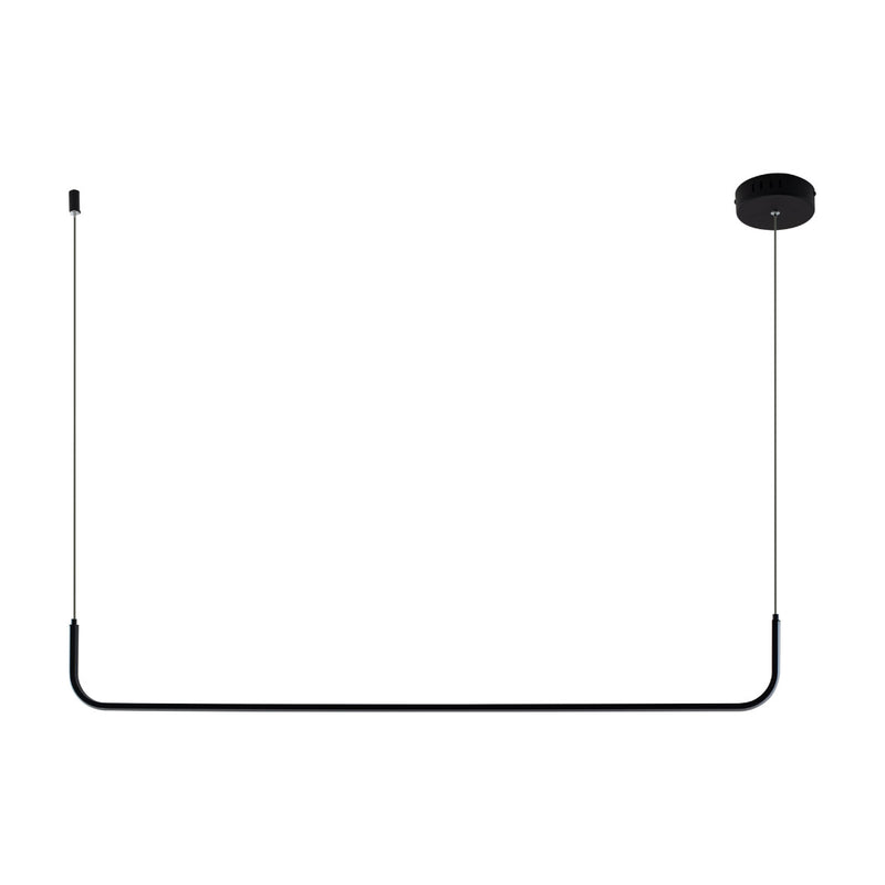Pendente Colchete Preto LED 20w 3000k Bella Iluminação COL1PD01PT120 ST2847