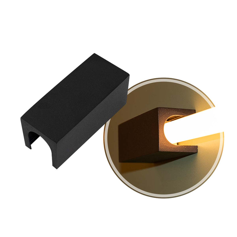 Conexão Conecta 1 Saída Preto p/ Tubular T8 60 ou 120cm Usina ST3081