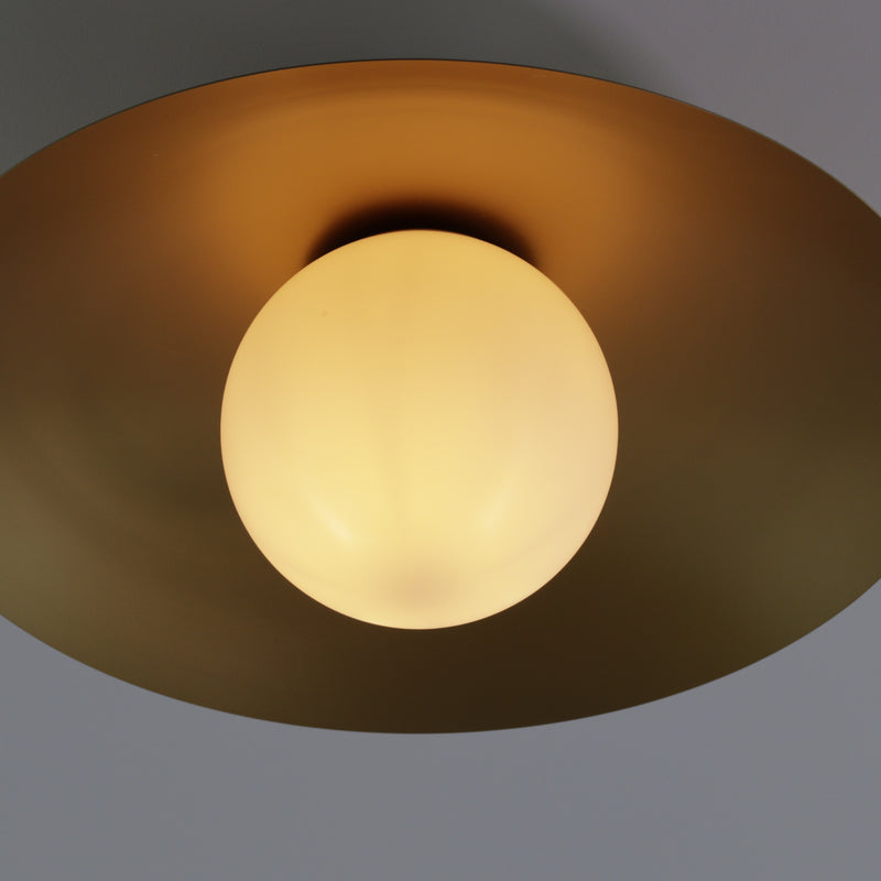 Plafon Cuia Dourado Opalino p/ E27 CUI1PS01DR050 Bella ST2846