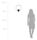 Cachepot de Cerâmica e Metal Quadrado TN0204 BTC ST2680-BTC-Starlumen