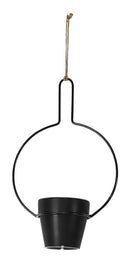 Cachepot de Cerâmica e Metal Redondo TN0202 BTC ST2680-BTC-Starlumen