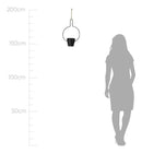 Cachepot de Cerâmica e Metal Redondo TN0202 BTC ST2680-BTC-Starlumen