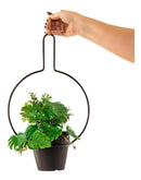 Cachepot de Cerâmica e Metal Redondo TN0202 BTC ST2680-BTC-Starlumen