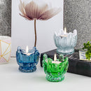 Castiçal De Decoração Murano Aquamarine Princess 226_10.1 ST2695-Cristais Tavares-Starlumen