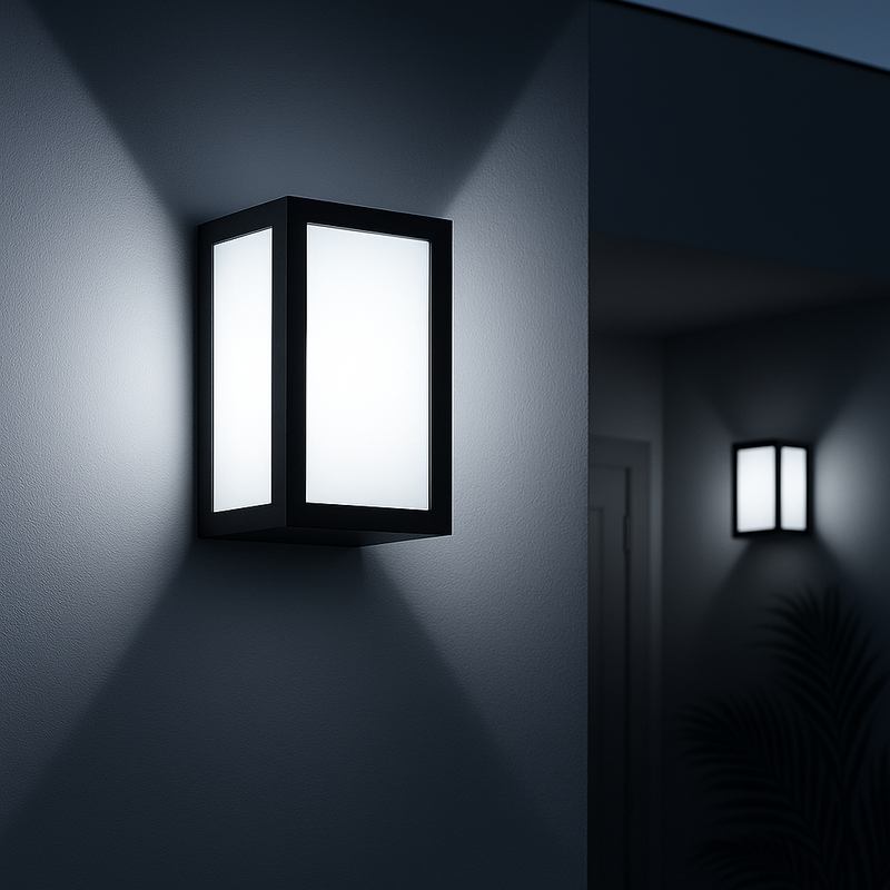 Arandela Luminária Vitra 3 Vidros Fosco Externa 1xE27 Starlumen ST2953
