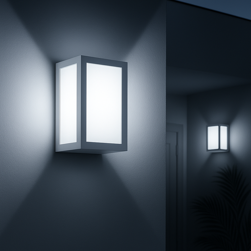 Arandela Luminária Vitra 3 Vidros Fosco Externa 1xE27 Starlumen ST2953