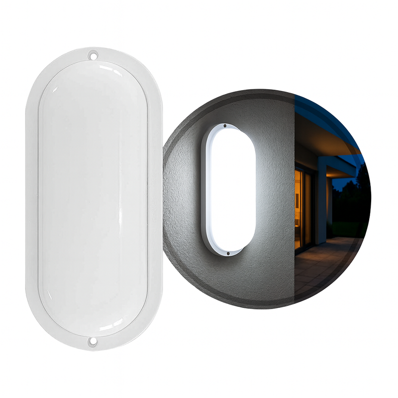 Luminária Arandela LED Tartaruga 20W em Policarbonato Externa ST3086