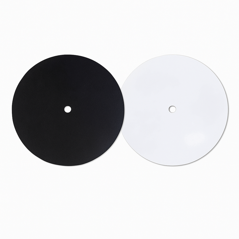 Disco Tampa Cego Branco/Preto 13cm Para Acabamento Teto Trilho Lustre Starlumen St553