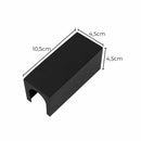 Conexão Conecta 1 Saída Preto p/ Tubular T8 60 ou 120cm Usina ST3081-Usina Design-Starlumen