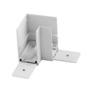 Conexão Magnética de Sobrepor em L para perfil G20 DS9963 Delis ST2807-Delis-Branco-Starlumen