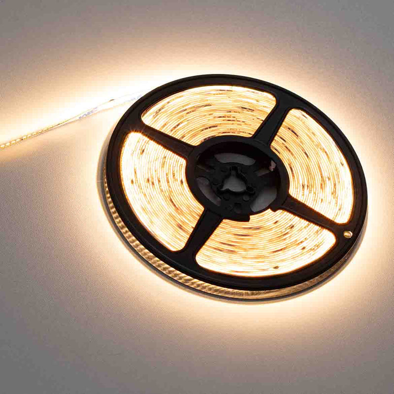 Fita LED 24V 10 Metros SMD2021 17W/m 280LEDs/m Branco Quente DS5092 Delis ST3088