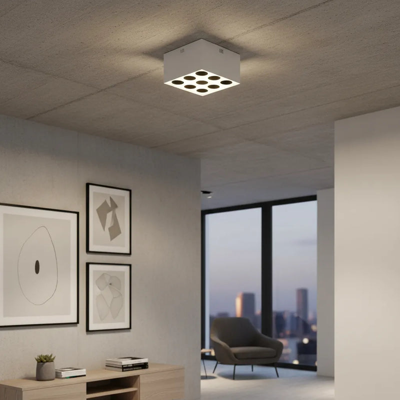 Spot Downlight Powerus Sobrepor 38° LED 18w Branco Quente 1620lm 6387 NORDECOR ST2988