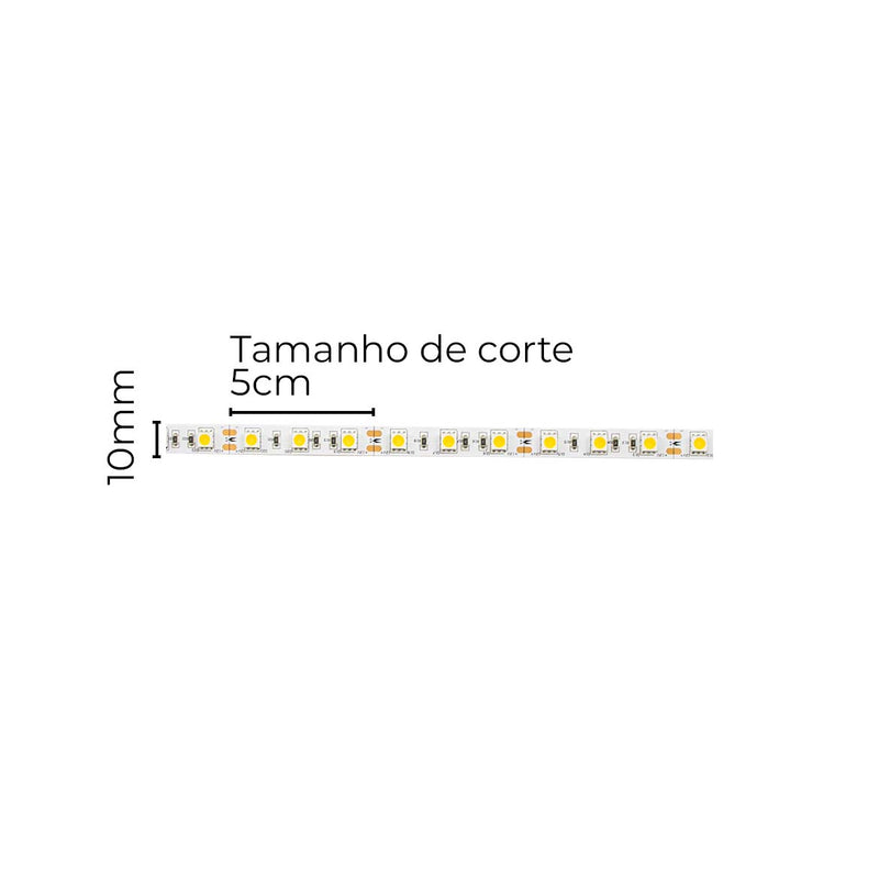 Fita LED Adesiva de 5M 60LEDs/M 10W/m 2700k 700lm DC12V STH7814/27 Stella ST3111-Stella-Starlumen