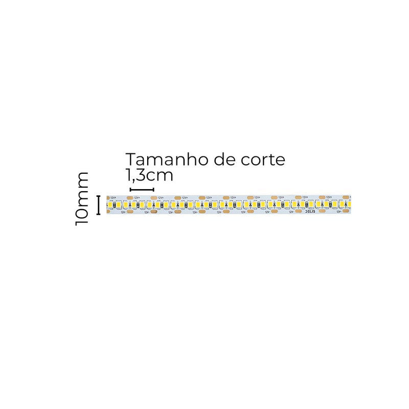 Fita LED Branco Neutro SMD2835 240 LEDs/m Rolo 5m DS5041 Delis ST2854-Delis-Starlumen