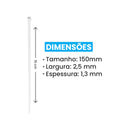 Fita hellerman Abraçadeira Enforca Gato de Nylon 150x2,5mm 8Kg DS0063 - 100 peças-Delis-Starlumen