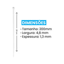 Fita hellerman Abraçadeira Enforca Gato de Nylon 200x4,8mm 22Kg DS0066 - 100 peças-Delis-Starlumen