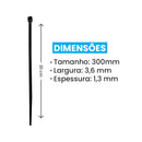 Fita hellerman Abraçadeira Enforca Gato de Nylon 300x3,6mm 18Kg DS0076 - 100 peças-Delis-Starlumen