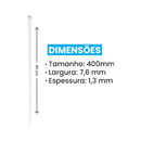 Fita hellerman Abraçadeira Enforca Gato de Nylon 400x7,6mm 55Kg DS0070 - 50 peças-Delis-Starlumen