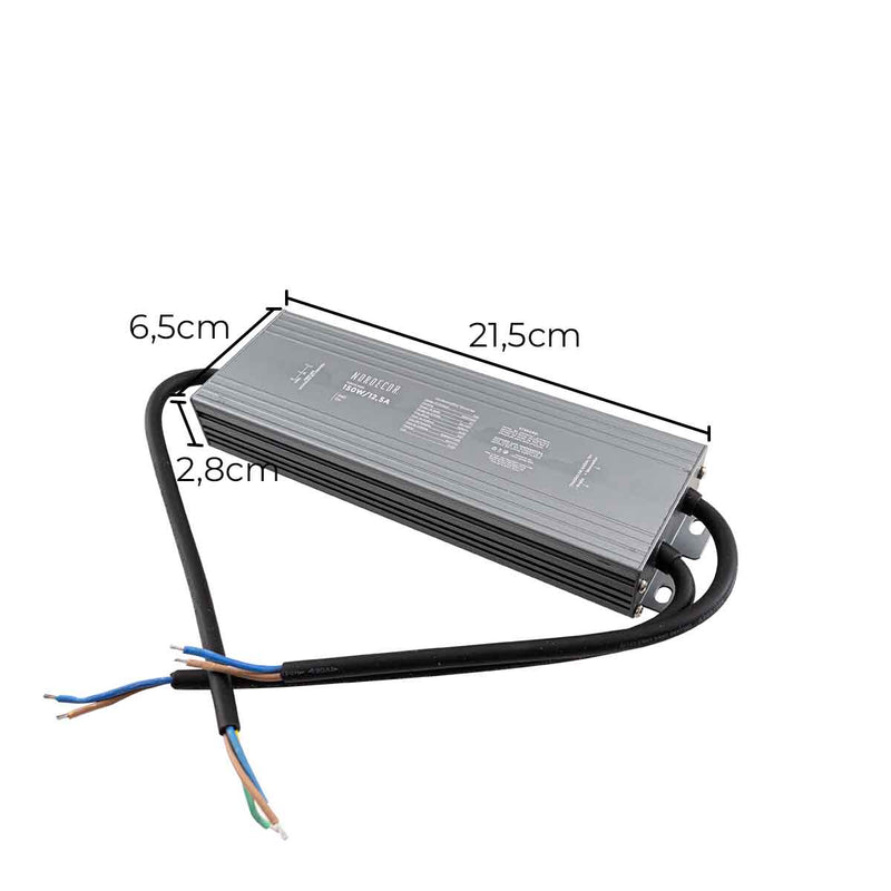 Fonte de Alimentação 12V IP67 150W 12,5A Bivolt 7139 Nordecor ST3123-Nordecor-Starlumen