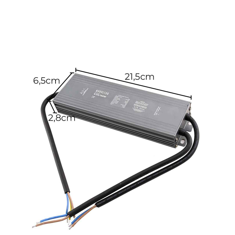 Fonte de Alimentação 24V IP67 150W 6,2A Bivolt 7286 Nordecor ST3123-Nordecor-Starlumen