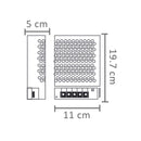 Fonte de Alimentação Chaveada 12V 300W 25A Bivolt 7027 Nordecor ST3126-Nordecor-Starlumen