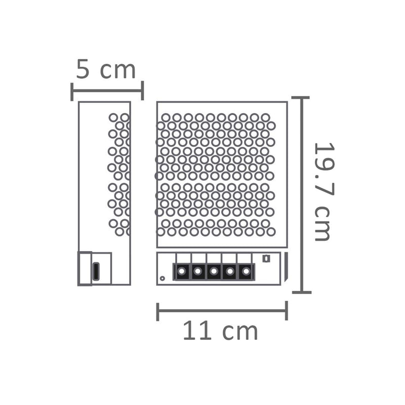 Fonte de Alimentação Chaveada 12V 300W 25A Bivolt 7027 Nordecor ST3126-Nordecor-Starlumen