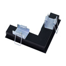 Junção em L para Perfil de Embutir Garbo Teto-Teto Usina 30031 ST2858-Usina Design-Starlumen