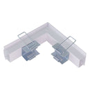 Junção em L para Perfil de Embutir Garbo p/ Quina Usina 30033 ST2860-Usina Design-Starlumen