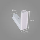 Junção em L para Perfil de Embutir Garbo p/ Quina Usina 30033 ST2860-Usina Design-Branco-Starlumen