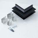 Junção em L para Perfil de Sobrepor Trovão Teto-Parede 30812 Usina ST2870-Usina Design-Starlumen