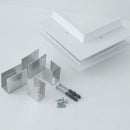 Junção em L para Perfil de Sobrepor Trovão Teto-Parede 30812 Usina ST2870-Usina Design-Starlumen