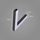 Junção em L para Perfil de Sobrepor Wood Teto-Teto 30761 Usina ST2863-Usina Design-Starlumen