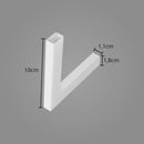 Junção em L para Perfil de Sobrepor Wood Teto-Teto 30761 Usina ST2863-Usina Design-Starlumen