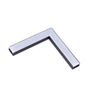 Junção em L para Perfil de Sobrepor Wood Teto-Teto 30761 Usina ST2863-Usina Design-Preto-Starlumen